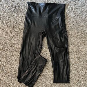 Spanks Faux Leather Leggings